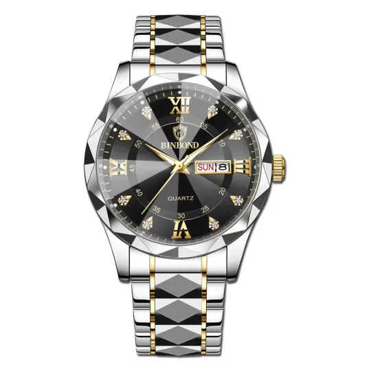 Royal Black Couple Watch Set